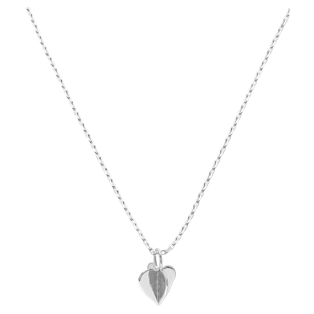 LULU Copenhagen Lemon Heart Necklace Necklaces Silver Plated