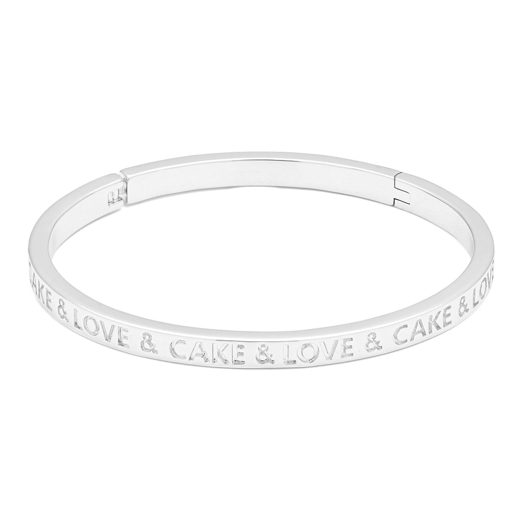 LULU Copenhagen Love & Cake Bangle - Silver Plated Bracelets Silver Plated