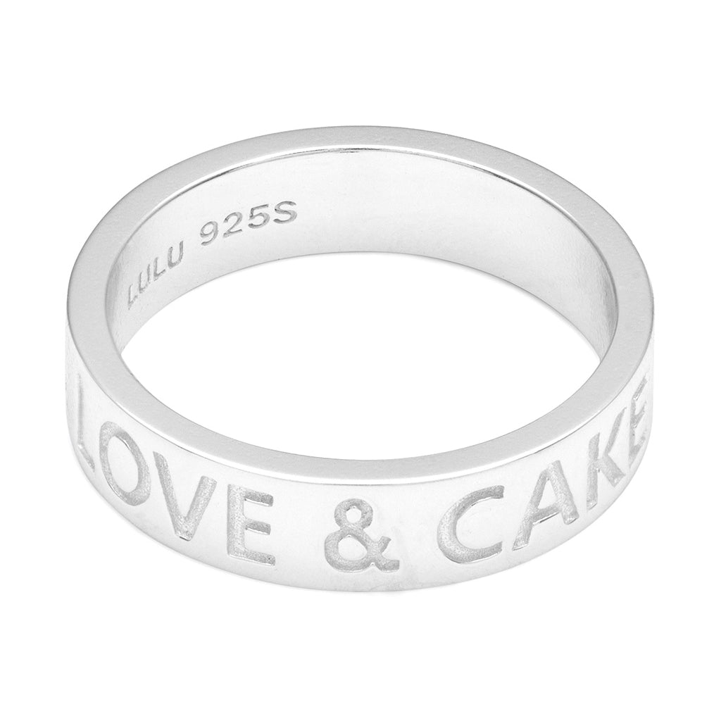 LULU Copenhagen Love & Cake Ring - silver Rings Silver