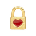 Love Lock earring 1 pcs - Gold plated