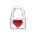 Love Lock earring 1 pcs - Silver Plated