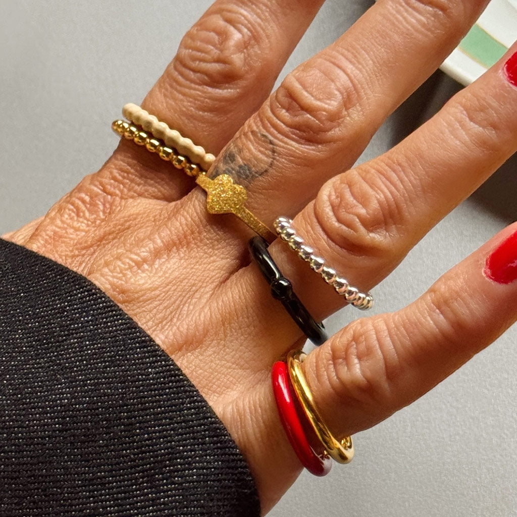 LULU Copenhagen Love Ring Rings Gold plated