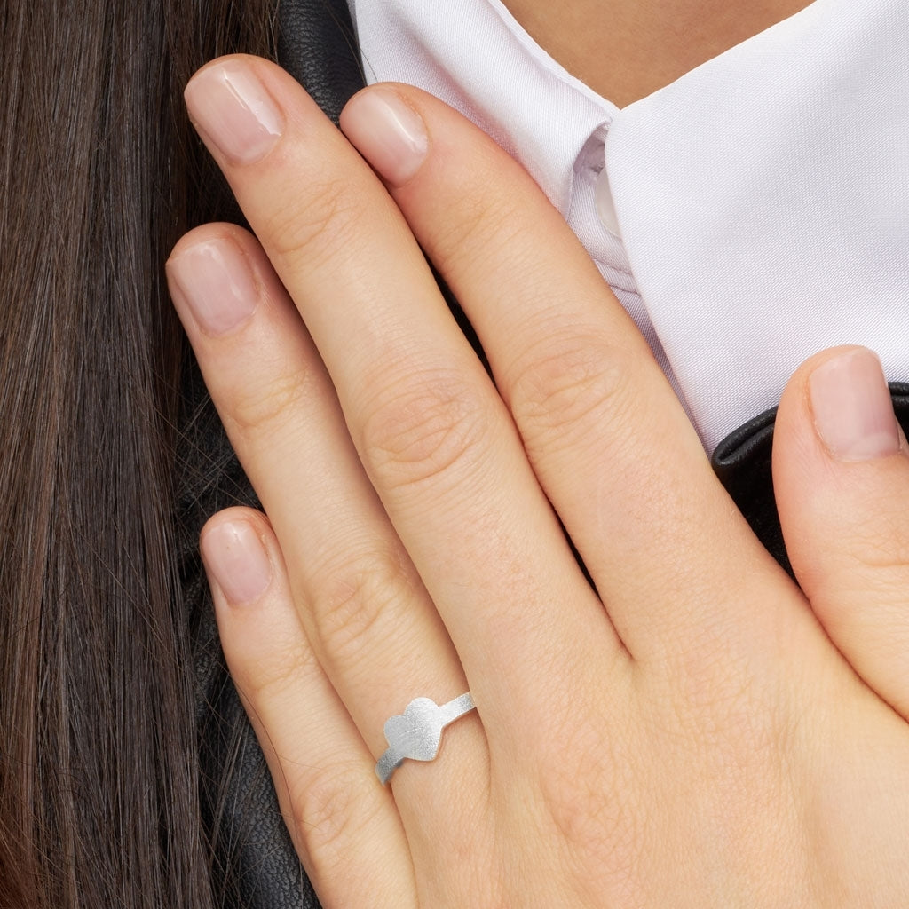 LULU Copenhagen Love Ring Rings Silver