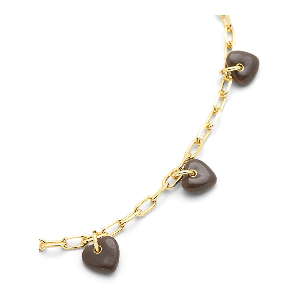 LULU Copenhagen Love U Bracelet gold plated Bracelets Cocoa Powder