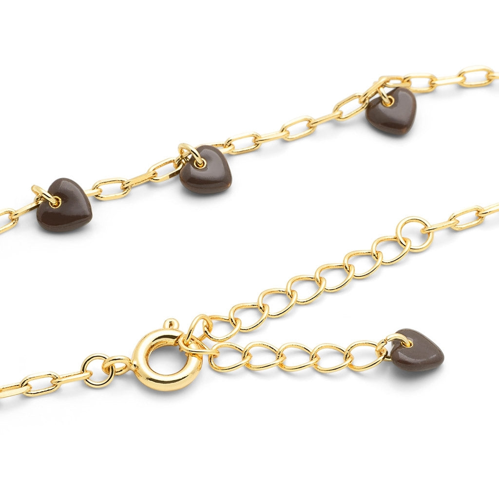 LULU Copenhagen Love U Bracelet gold plated Bracelets Cocoa Powder