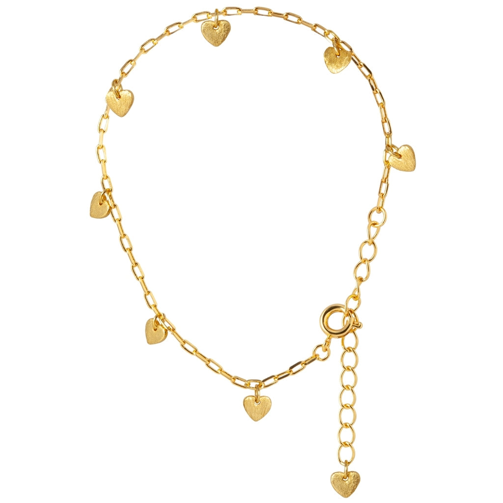 LULU Copenhagen Love U Bracelet gold plated Bracelets Gold plated