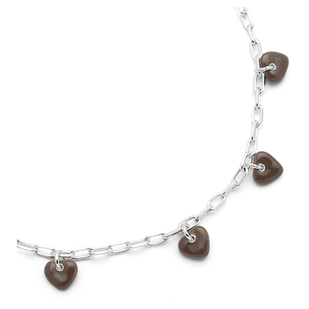 LULU Copenhagen Love U Bracelet silver plated Bracelets Cocoa Powder