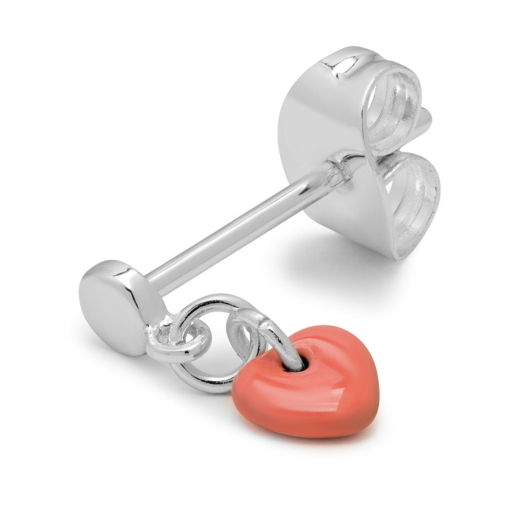 LULU Copenhagen Love U Dangling earring 1 pcs Ear stud, 1 pcs Burnt Coral