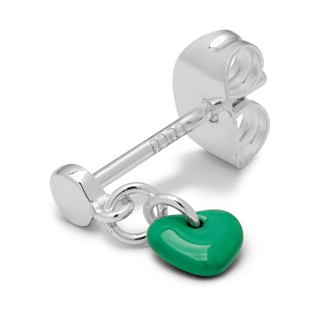 LULU Copenhagen Love U Dangling earring 1 pcs Ear stud, 1 pcs Light Green