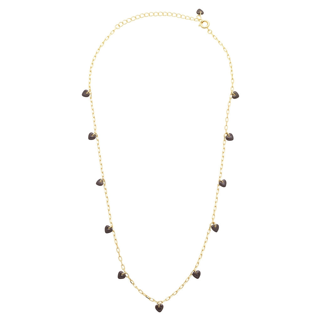 LULU Copenhagen Love U Necklace gold plated Necklaces Cocoa Powder
