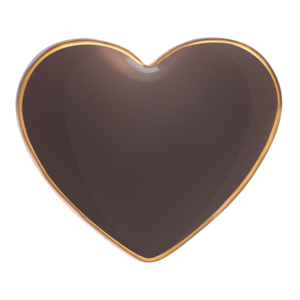 LULU Copenhagen Love U earring 1 pcs Ear stud, 1 pcs Cocoa Powder