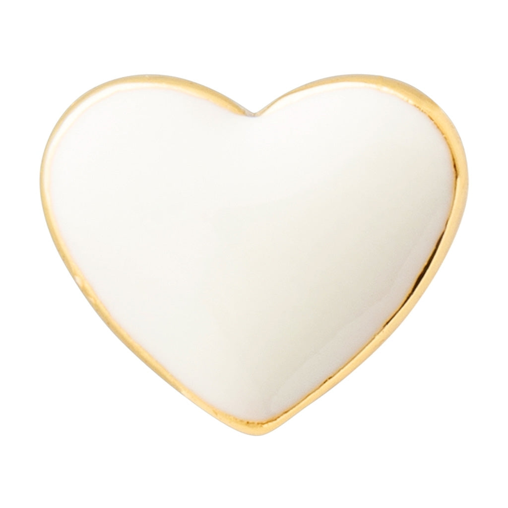 LULU Copenhagen Love U earring 1 pcs Ear stud, 1 pcs Coconut Milk