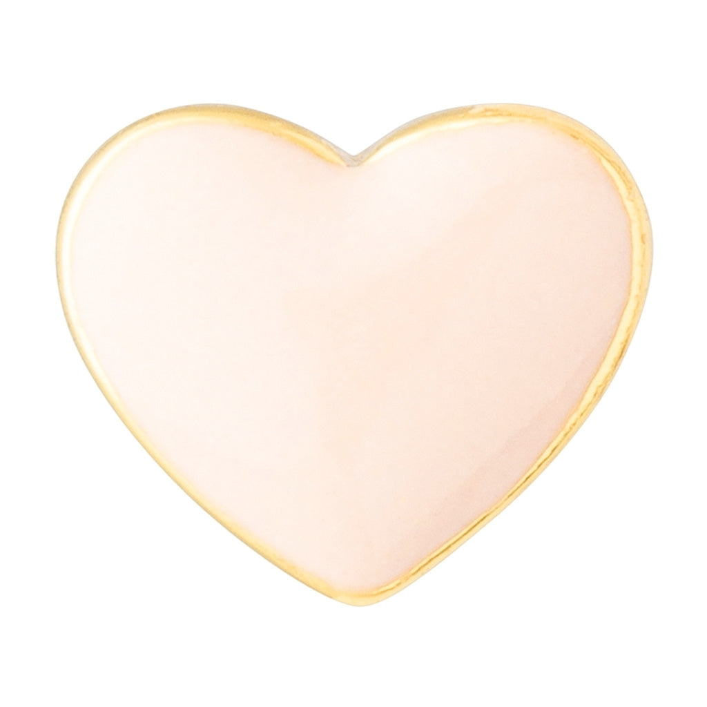 LULU Copenhagen Love U earring 1 pcs Ear stud, 1 pcs Dusty Peach
