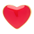 Love U earring 1 pcs - Hot Coral