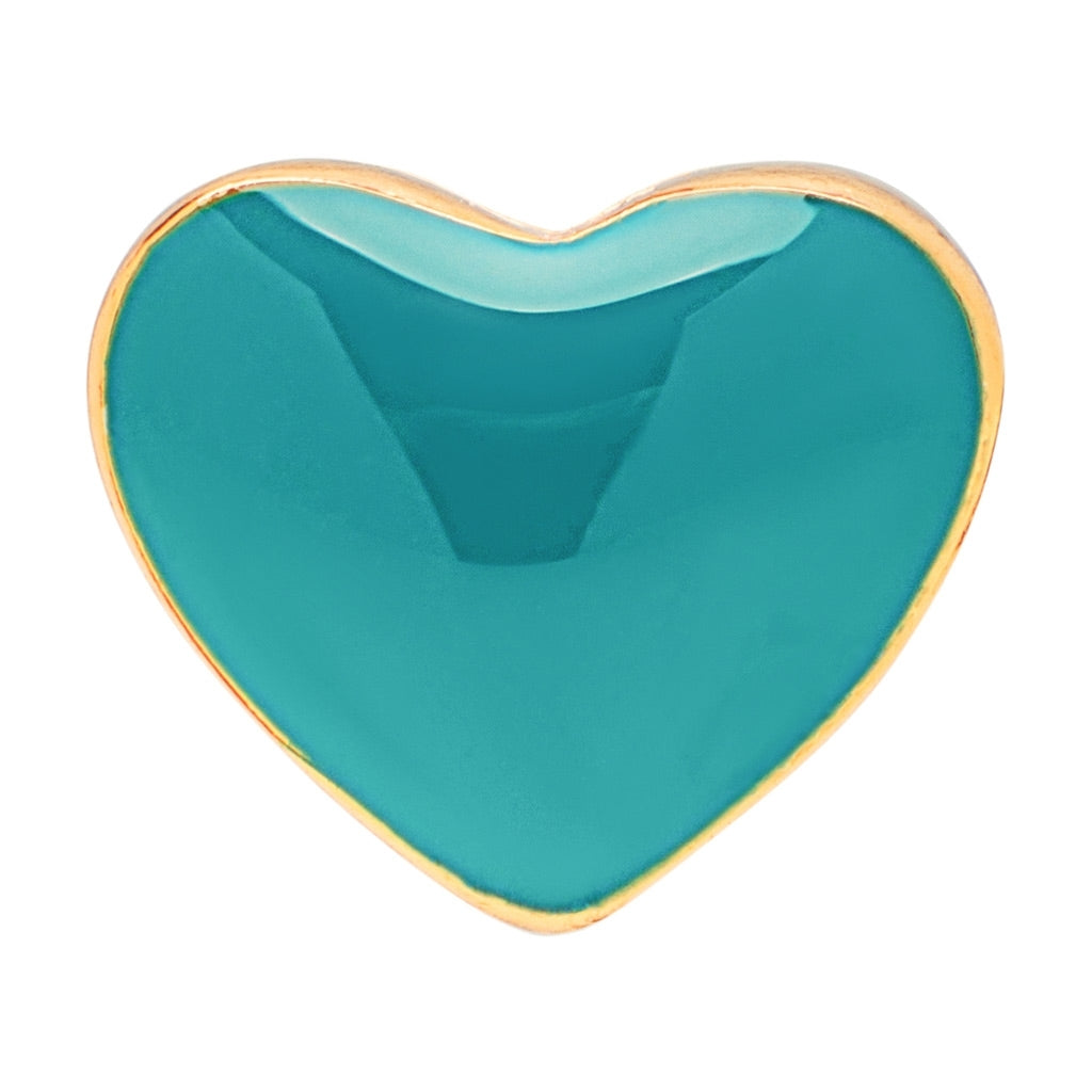 LULU Copenhagen Love U earring 1 pcs Ear stud, 1 pcs Retro Blue
