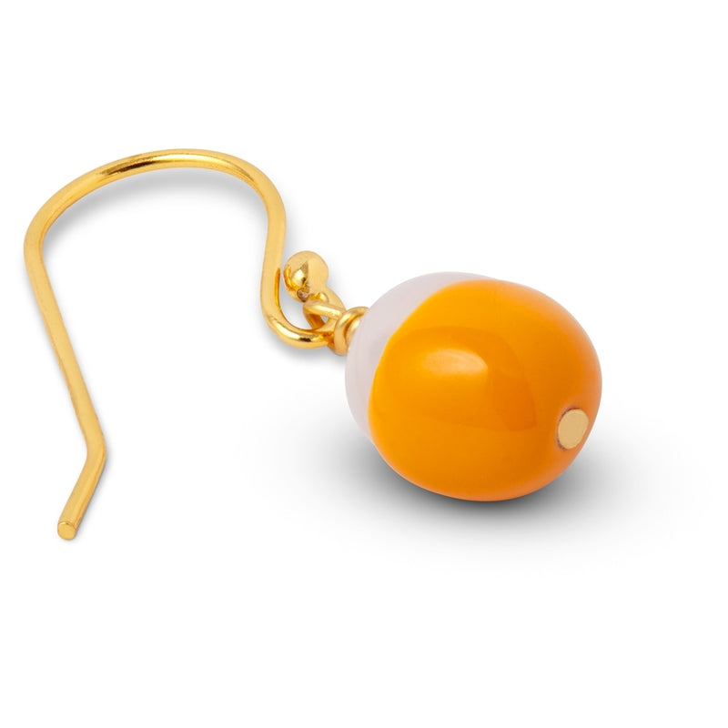 LULU Copenhagen Lulu Baroque 1 pcs Ear stud, 1 pcs Marigold