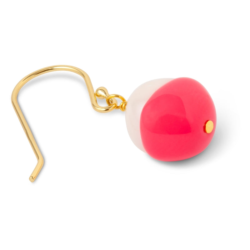 LULU Copenhagen Lulu Baroque 1 pcs Ear stud, 1 pcs Pink Coral
