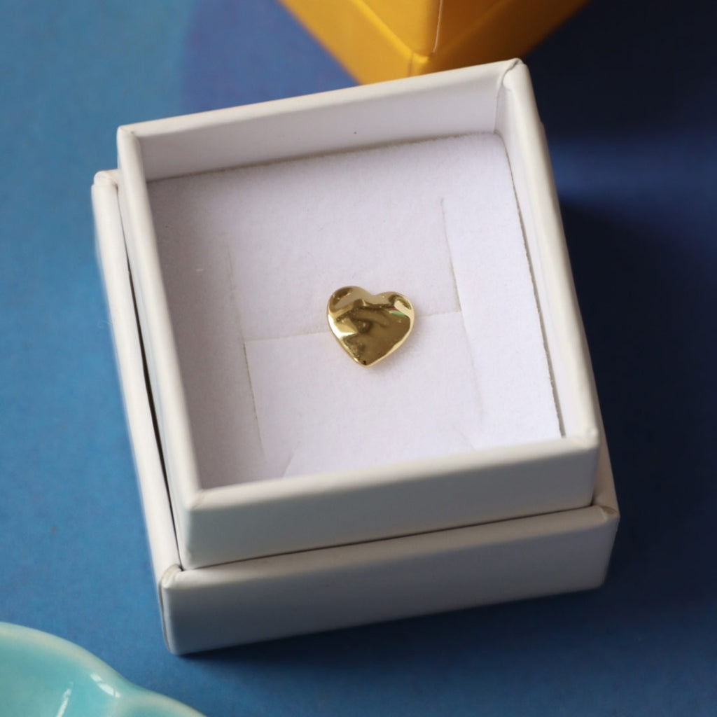 LULU Copenhagen Melted Heart earring 1 pcs Ear stud, 1 pcs Gold plated
