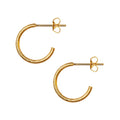 Non Hoops Small pair - Gold plated