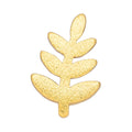 Olive Branch earring 1 pcs - Gold plated