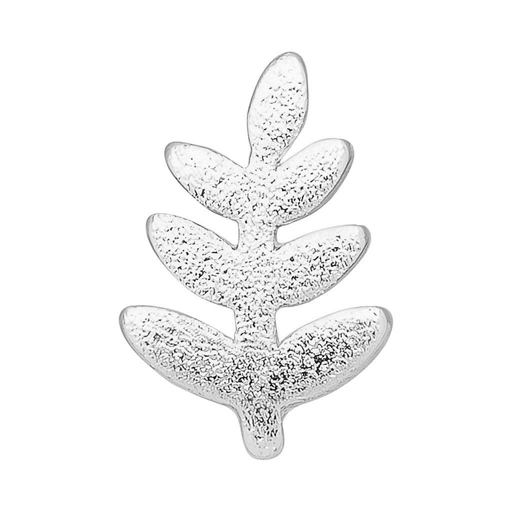 LULU Copenhagen Olive Branch earring 1 pcs Ear stud, 1 pcs Silver Plated