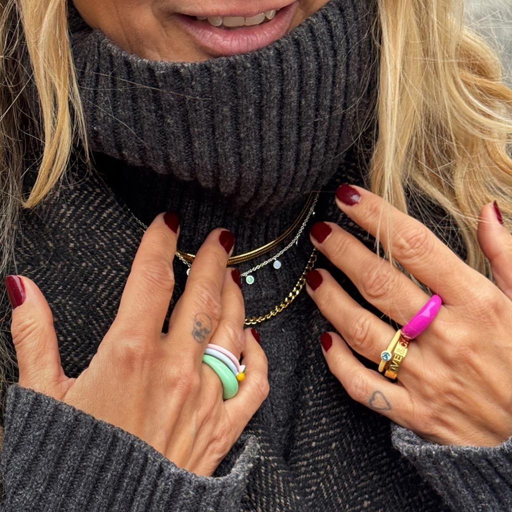 LULU Copenhagen Panzer Necklace gold plated Necklaces Gold plated