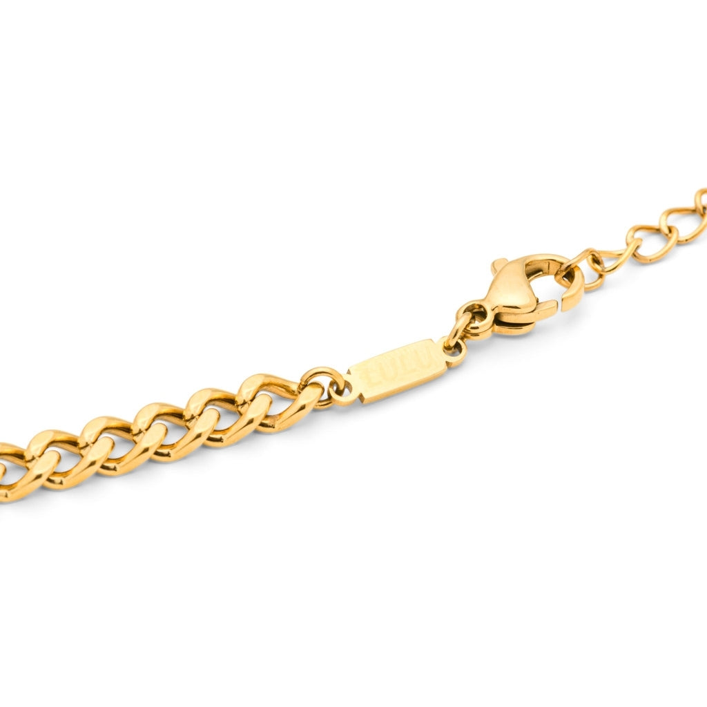 LULU Copenhagen Panzer Necklace gold plated Necklaces Gold plated