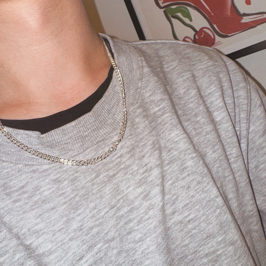 LULU Copenhagen-Panzer Necklace silver plated-{StyleType