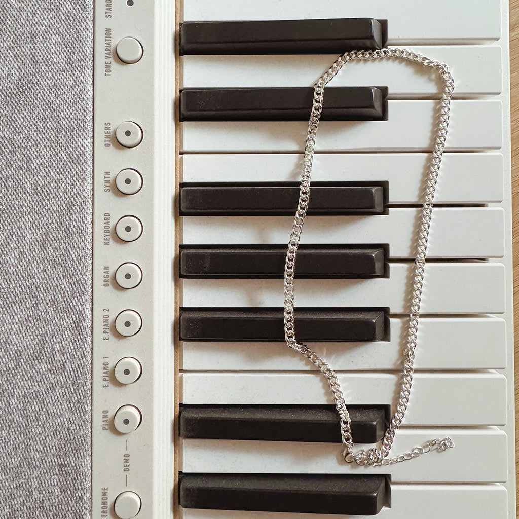 LULU Copenhagen Panzer Necklace silver plated Necklaces Silver Plated