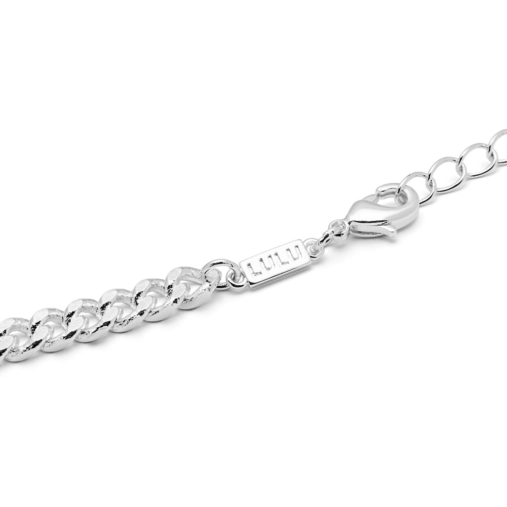 LULU Copenhagen-Panzer Necklace silver plated-{StyleType