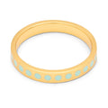 Pattern Ring gold plated - Mint