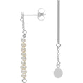Pearls & Pin 1 pcs - Silver