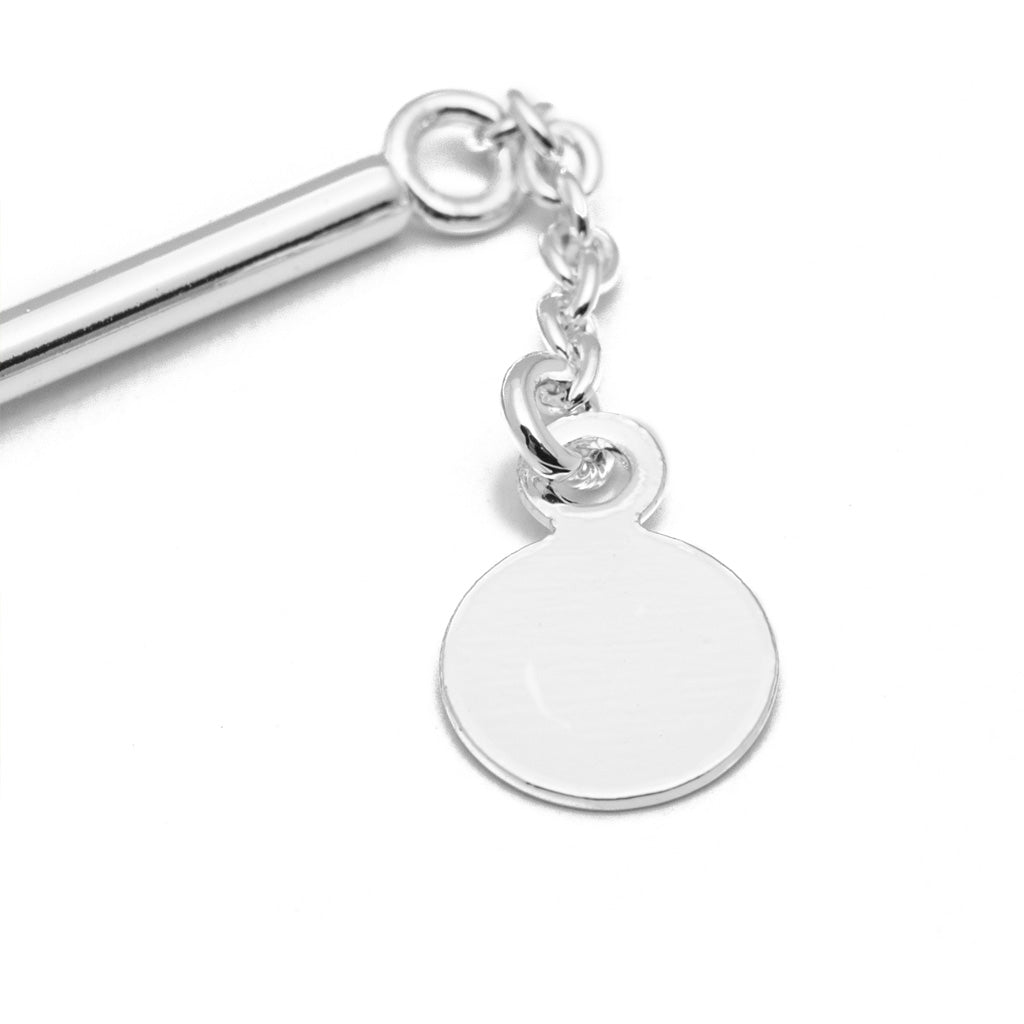 LULU Copenhagen Pearls & Pin earring 1 pcs Ear stud, 1 pcs Silver Plated