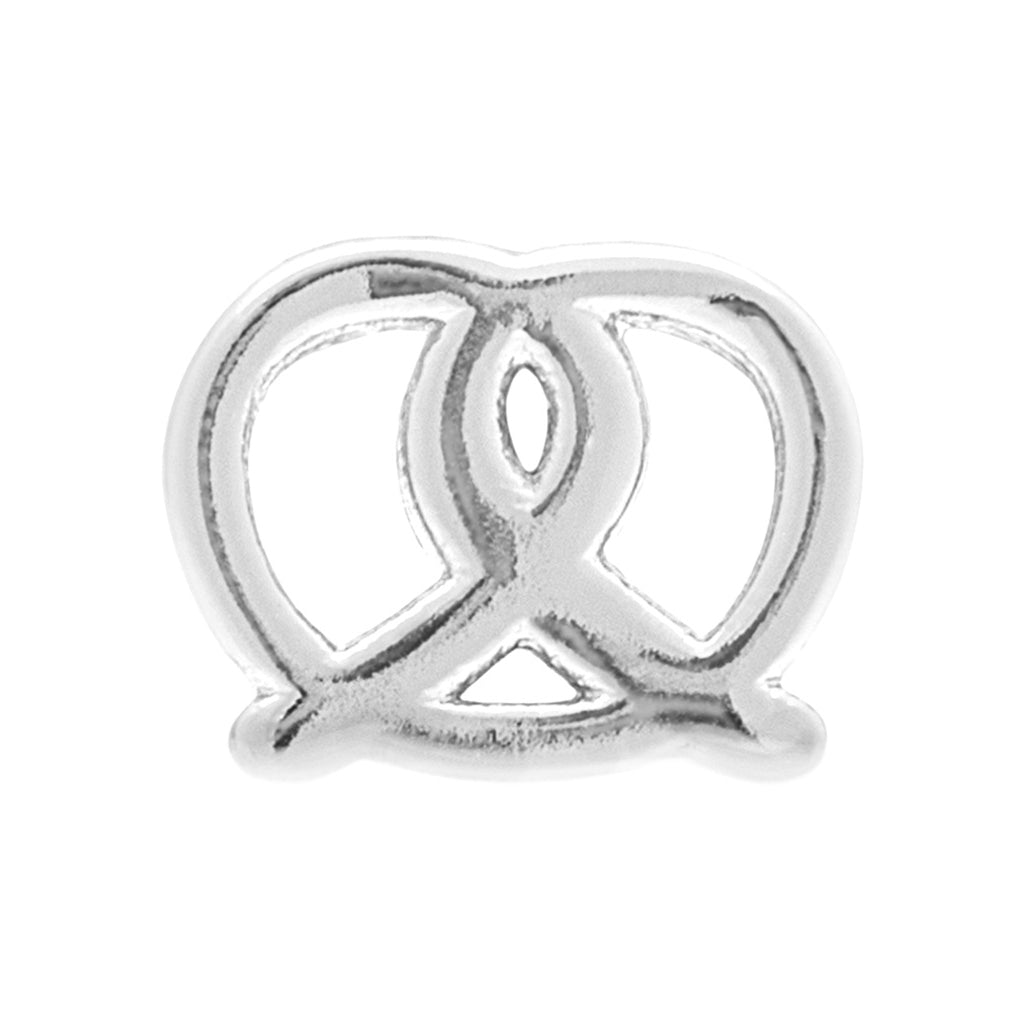 LULU Copenhagen Pretzel earring 1 pcs Ear stud, 1 pcs Silver