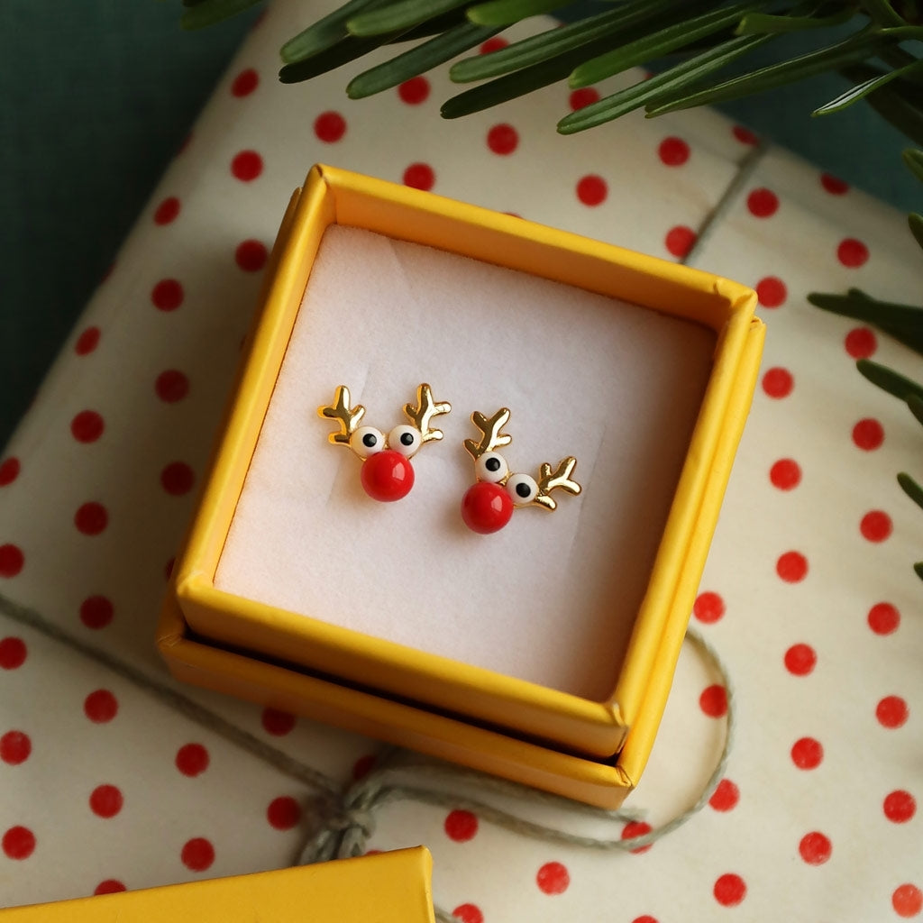 LULU Copenhagen Rudolph earring 1 pcs Ear stud, 1 pcs Silver Plated