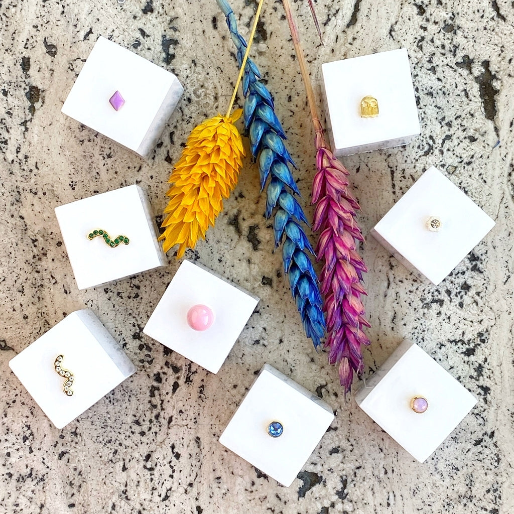 LULU Copenhagen Snaky earring 1 pcs silver plated Ear stud, 1 pcs