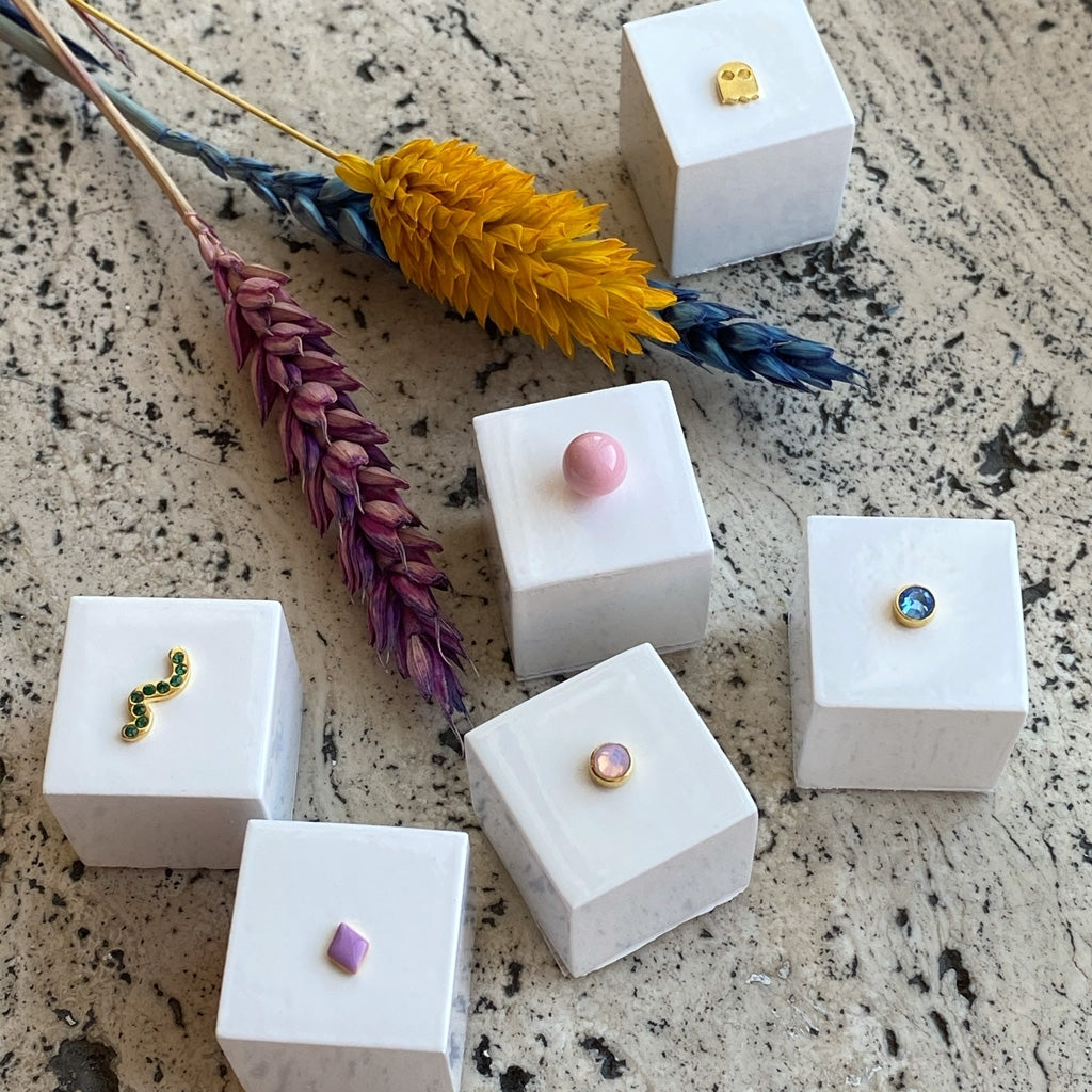 LULU Copenhagen Snaky earring 1 pcs silver plated Ear stud, 1 pcs