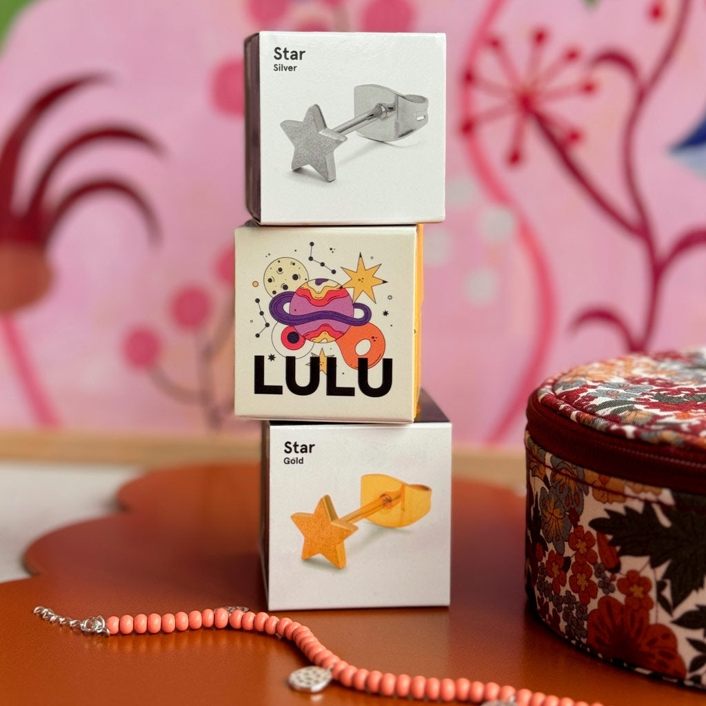 LULU Copenhagen Star earring 1 pcs Ear stud, 1 pcs Silver