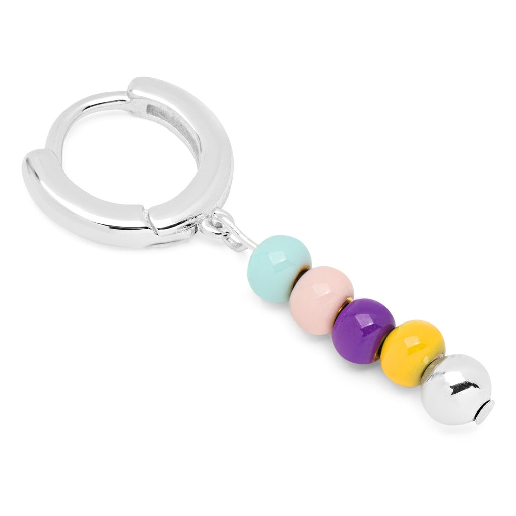 LULU Copenhagen Summer Silver earring 1 pcs Ear stud, 1 pcs Silver Plated