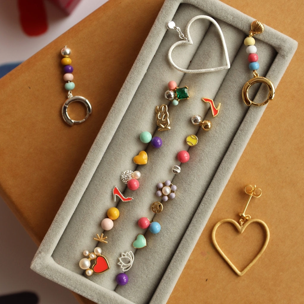 LULU Copenhagen Sunrise earring 1 pcs Ear stud, 1 pcs Gold plated