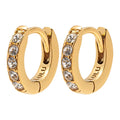 Tennis hoops - pair - Crystal