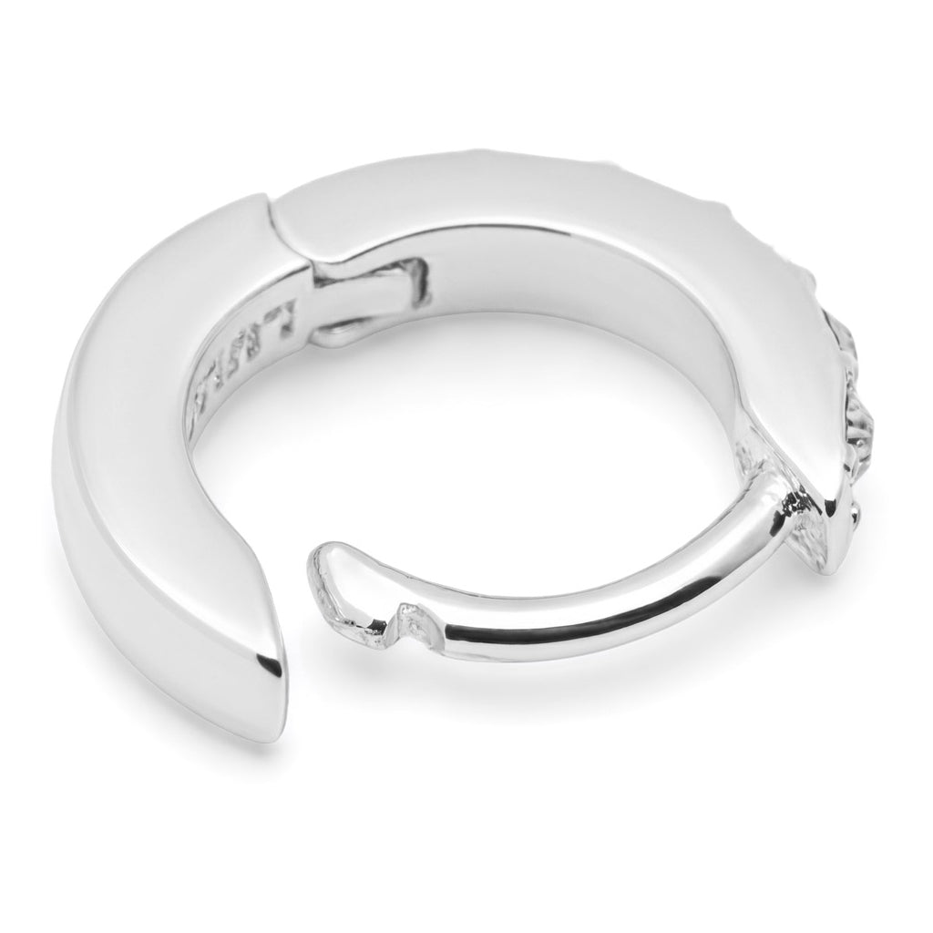 LULU Copenhagen Tennis hoops - pair Hoops Crystal