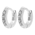 Tennis hoops - pair - Crystal