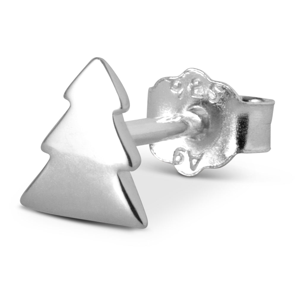 LULU Copenhagen The Tree earring 1 pcs Ear stud, 1 pcs Silver Plated