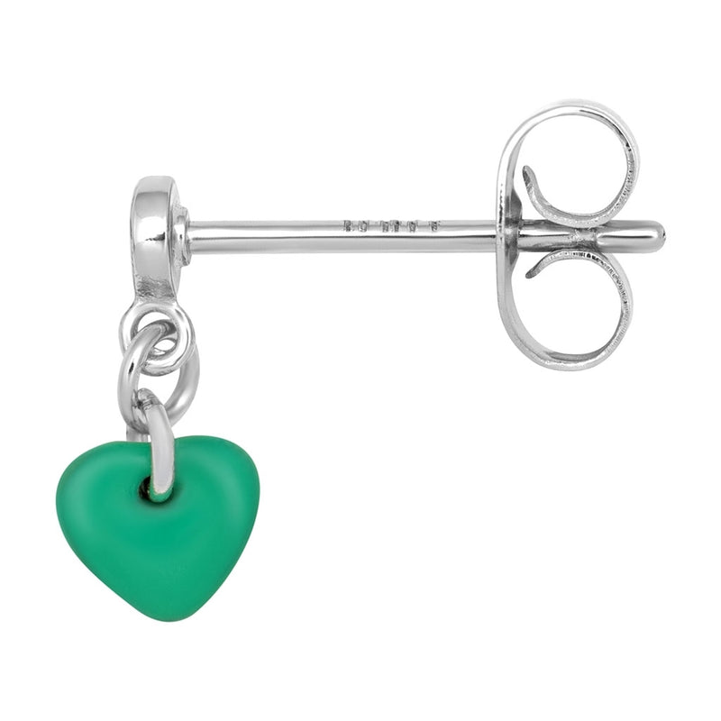 LULU Copenhagen Topping Short Love U 1 pcs Ear stud, 1 pcs Light Green