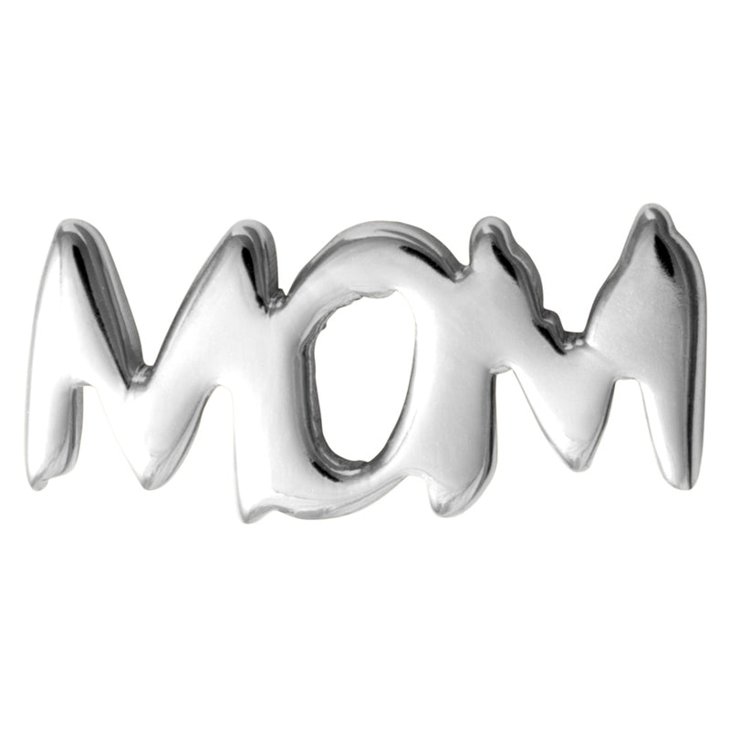 LULU Copenhagen Word - Mom 1 pcs Ear stud, 1 pcs Silver