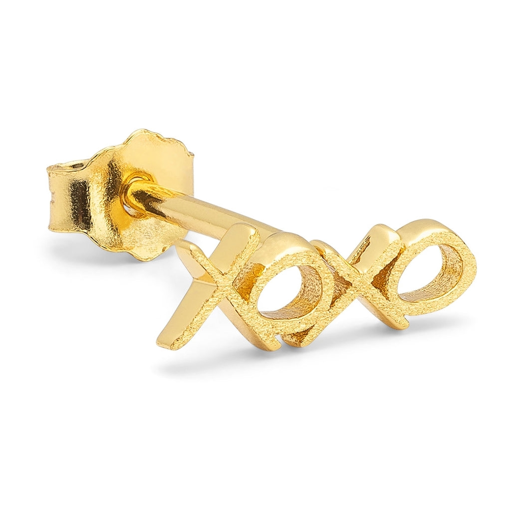 LULU Copenhagen XOXO earring 1 pcs Ear stud, 1 pcs Gold plated