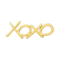 XOXO earring 1 pcs - Gold plated