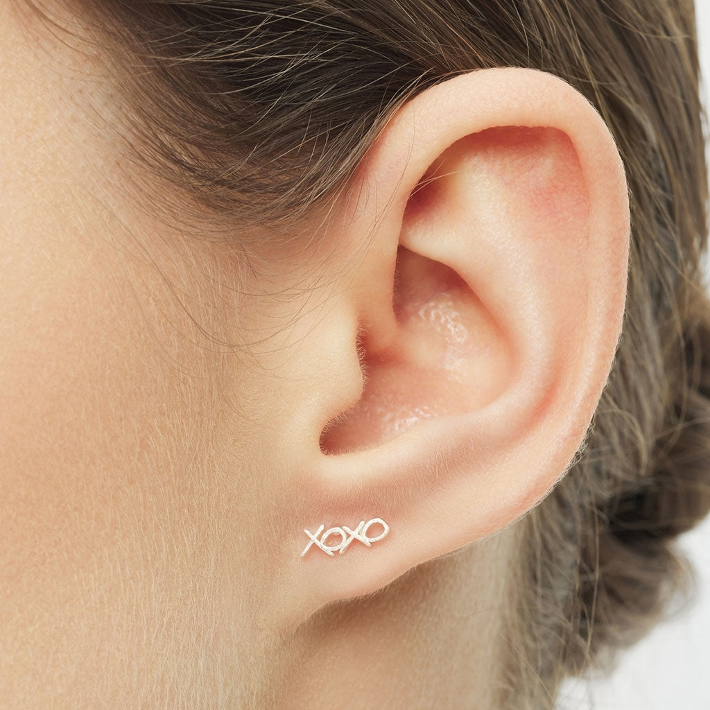 LULU Copenhagen XOXO earring 1 pcs Ear stud, 1 pcs Silver