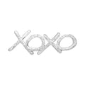 XOXO earring 1 pcs - Silver